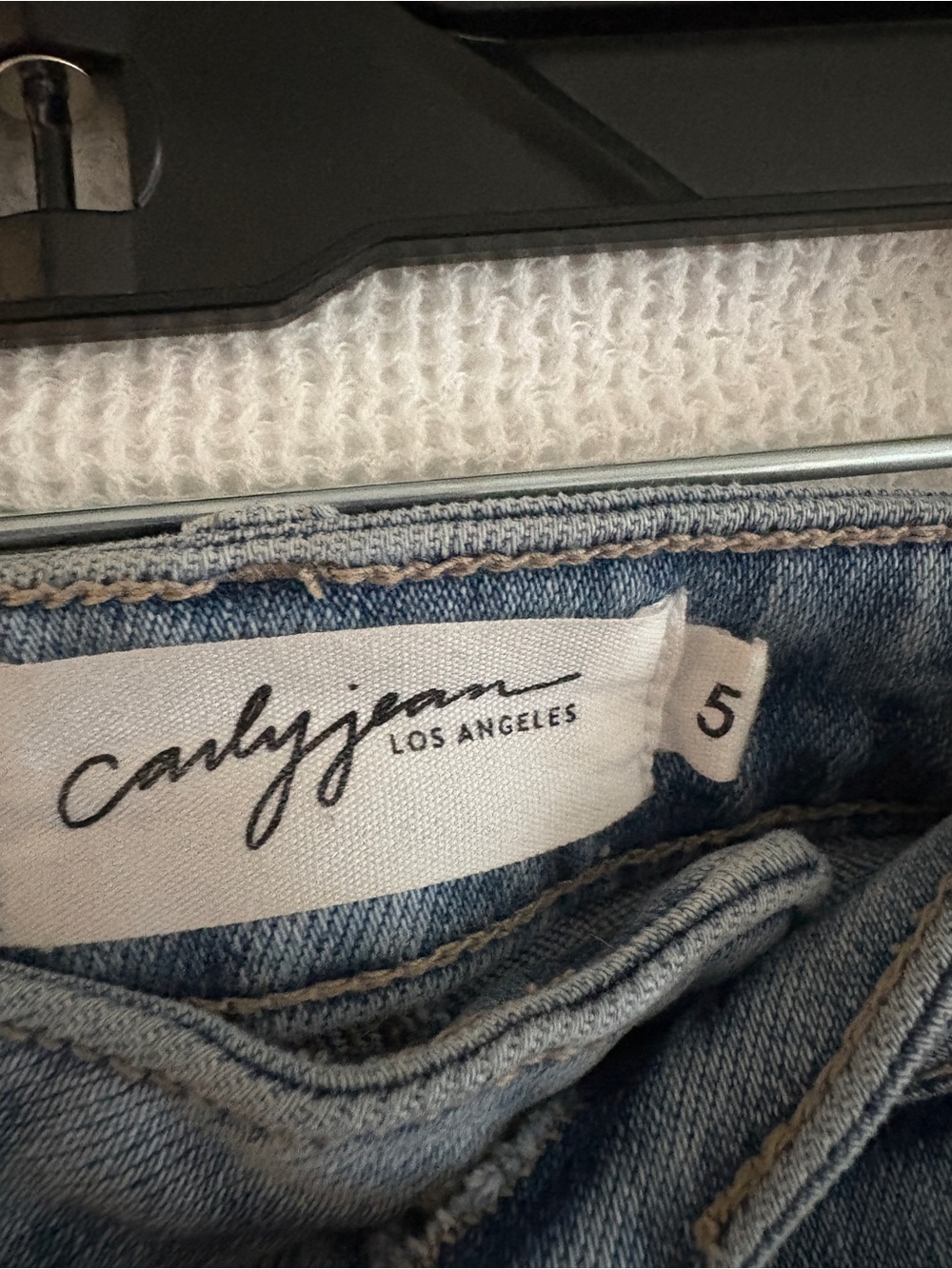 CJLA Dylan Distressed High-Rise Wide-Leg Jeans - Picture 6 of 6